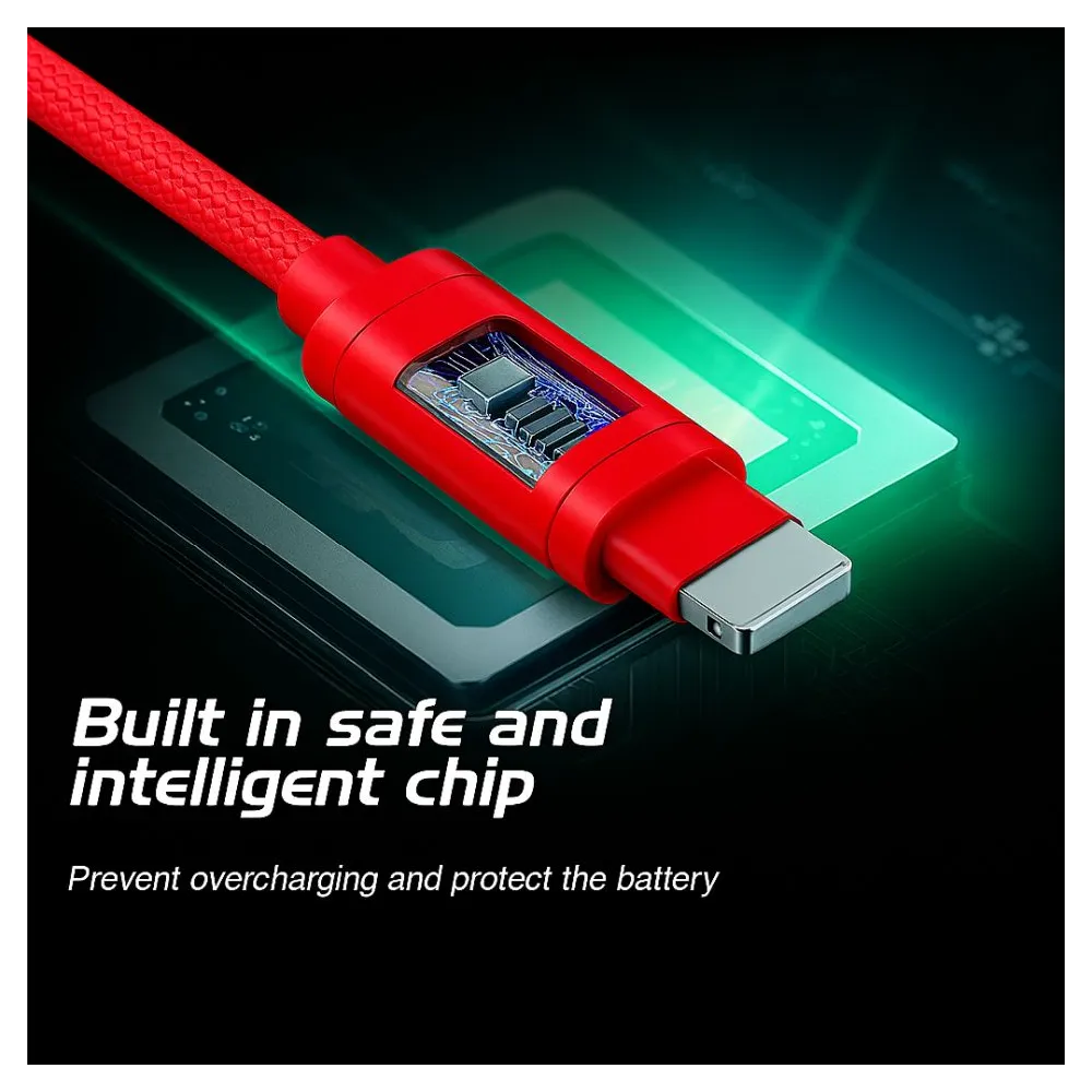 Swissten Data kabl Textile USB / USB-C 1.2m Red