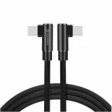 Swissten Kabl Arcade Gaming Type-C To Type-C 100W USB 1.2m - Black