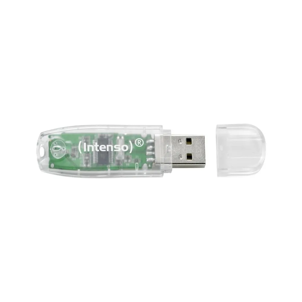 Intenso USB Flash Drive 32GB USB 2.0 Transparent