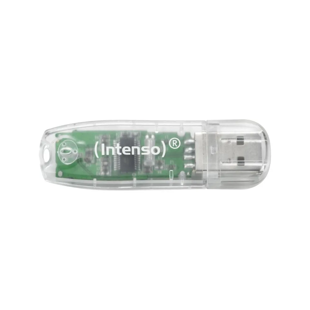 Intenso USB Flash Drive 32GB USB 2.0 Transparent