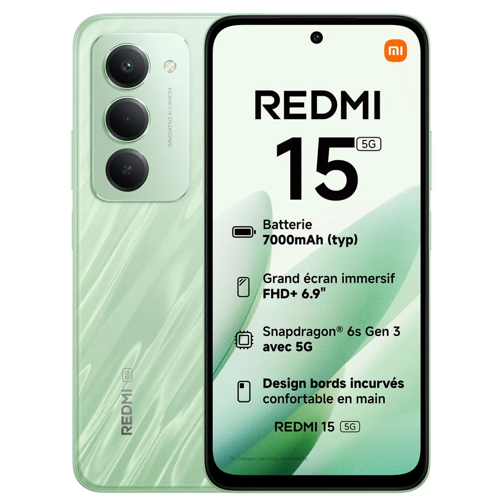 XIAOMI Redmi 15 5G 4GB/128GB, zelena