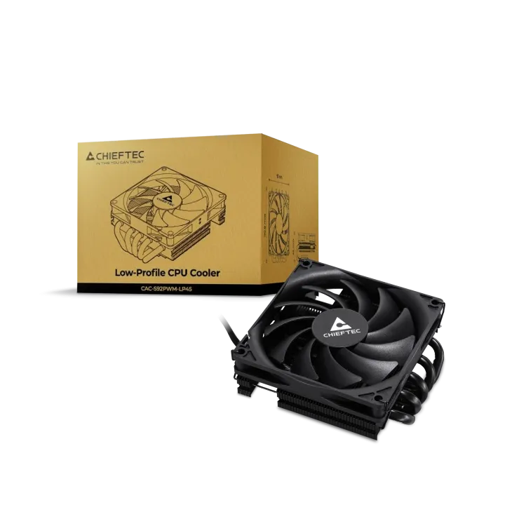 Chieftec CPU Cooler CAC-S92PWM-LP45 Low Profile (1851, 1700, 1200, AM5, AM4)