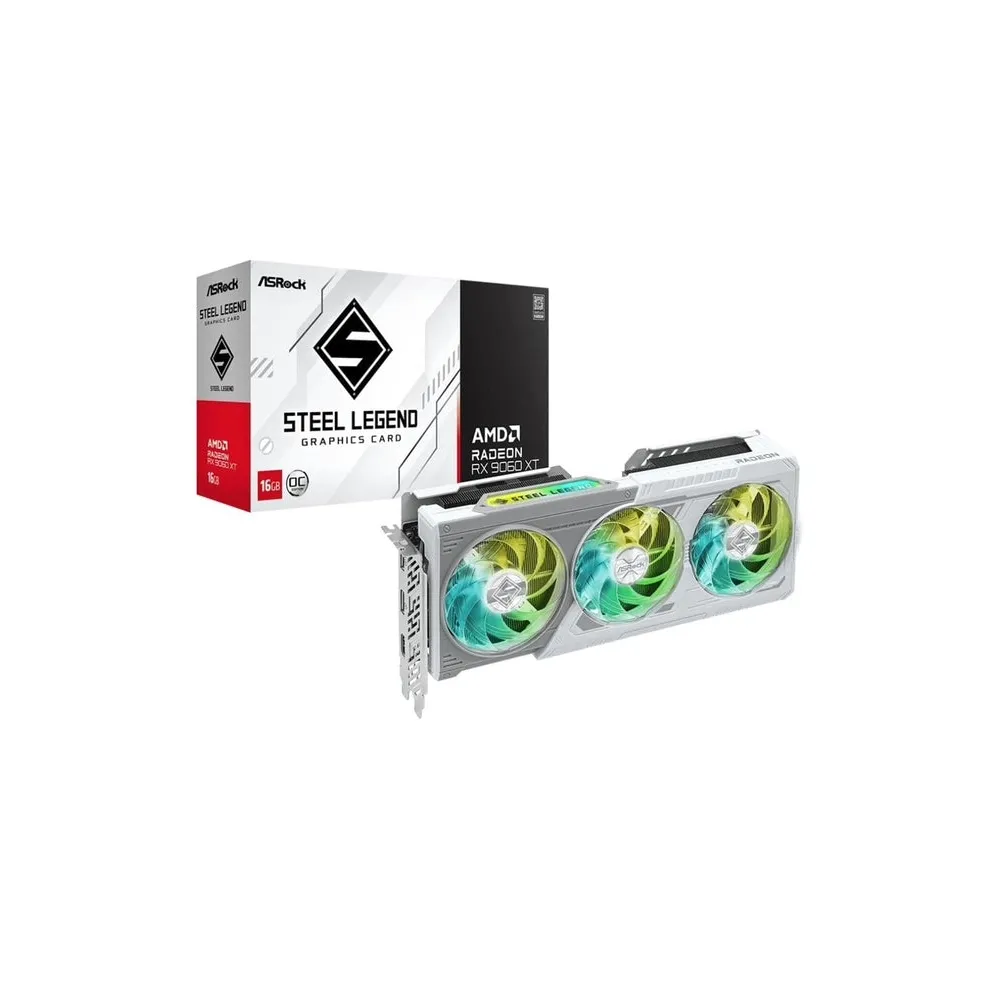 AsRock VGA RX 9060 XT 16GB Steel Legend OC
