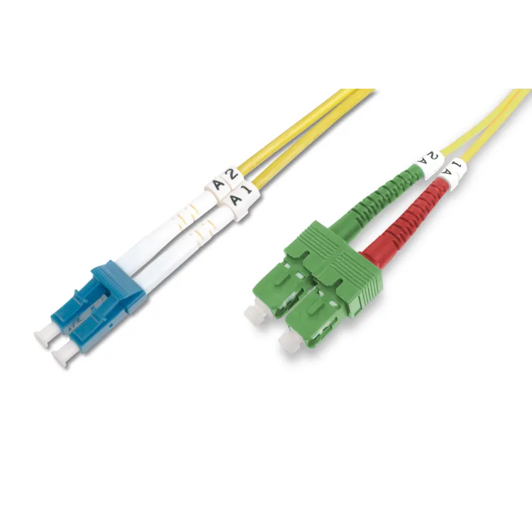 Digitus Optički prespojni kabel, singlemodni, duplex, SC (APC) to LC (PC) SM OS2 09/125 µ, 3 m