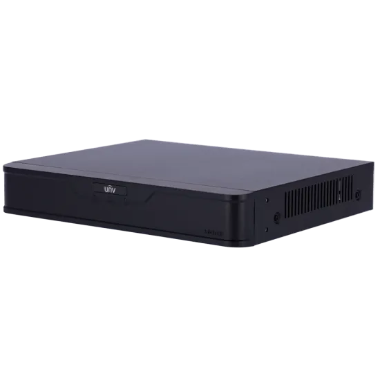 Uniview NVR 8 kanala NVR301-08B-P8-IQ, 1080P, 30FPS, do 12MP, HDMI, VGA, 1 x HDD do 10TB, PoE, 52VDC