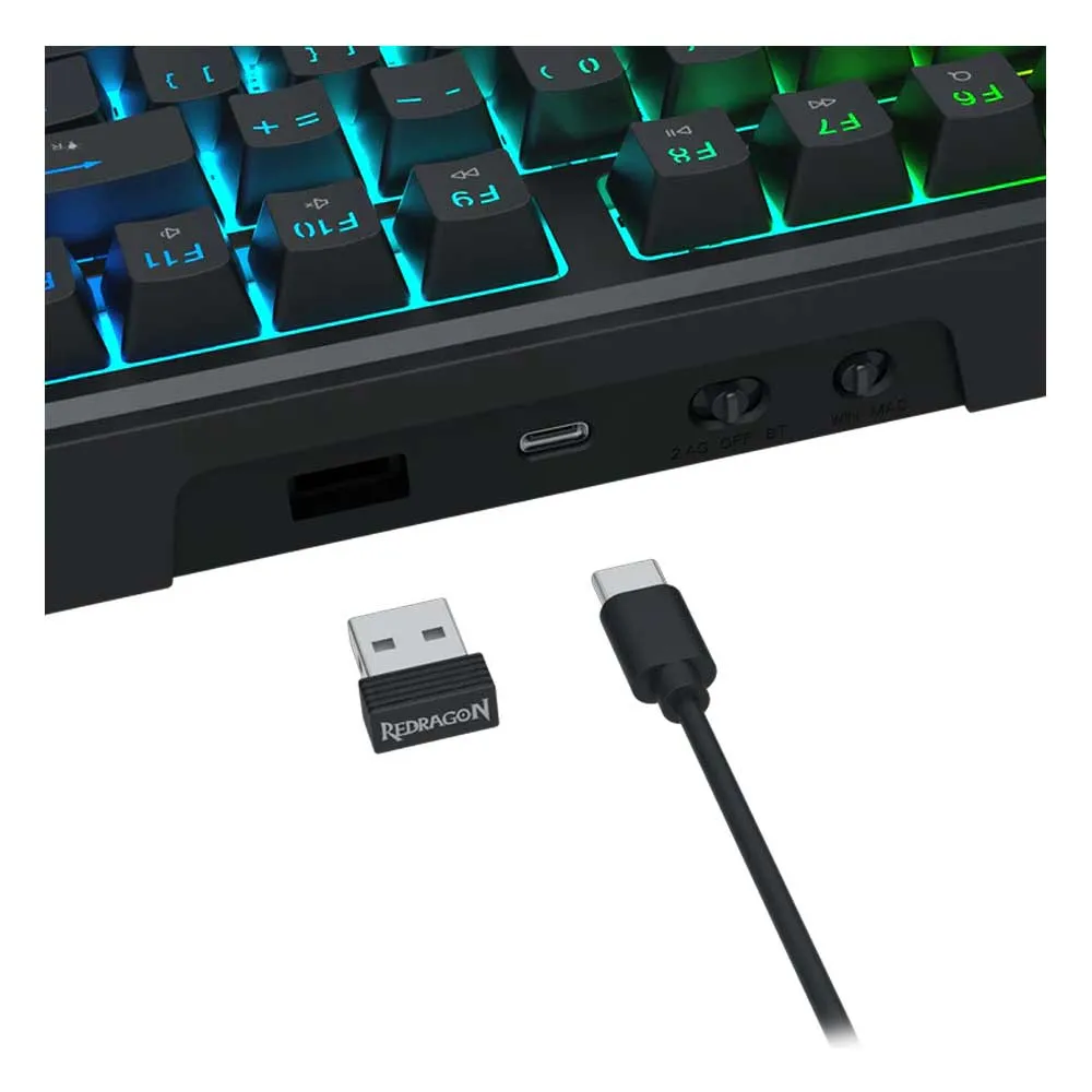 Redragon Tastatura Terraflare Pro K762-WP Wireless/Wired/BT
