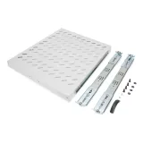 Digitus Polica na izvlacenje 483 mm (19 ), nosivost do 25 kg, 40x484x568 mm, siva