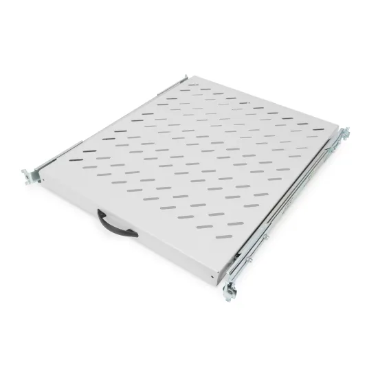 Digitus Polica na izvlacenje 483 mm (19 ), nosivost do 25 kg, 40x484x568 mm, siva