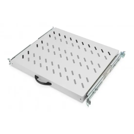 Digitus Polica na izvlacenje 483 mm (19 ), nosivost do 25 kg, 40x485x368 mm, siva