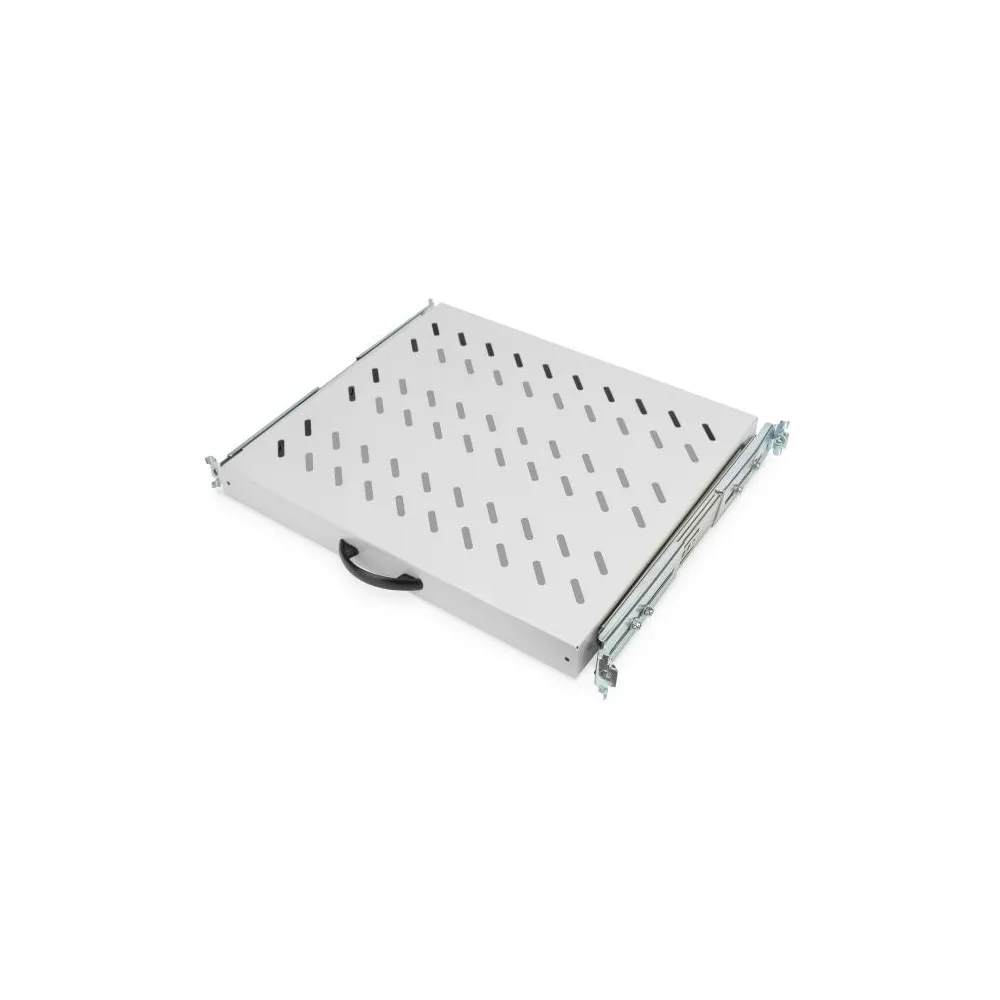 Digitus Polica na izvlacenje 483 mm (19 ), nosivost do 25 kg, 40x485x368 mm, siva