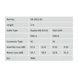 Digitus Opticki patch kabl, singlemode, duplex, 2 m, OS2, SC/SC, zuti