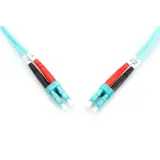 Digitus Opticki patch kabl, multimode, duplex, 1 m, OM3, LC/LC, plavi