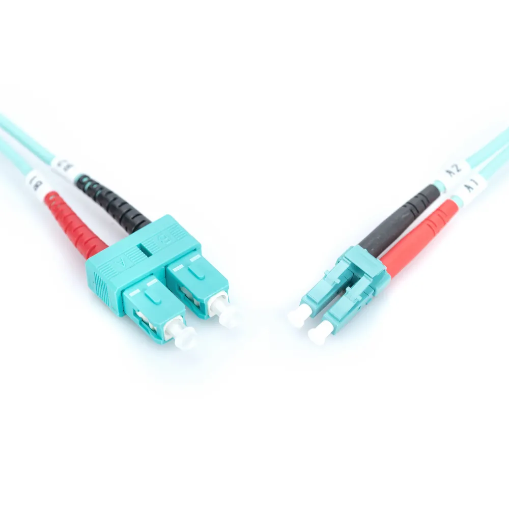 Digitus FO patch cord, duplex, LC to SC MM OM3 50/125 µ, 2 m