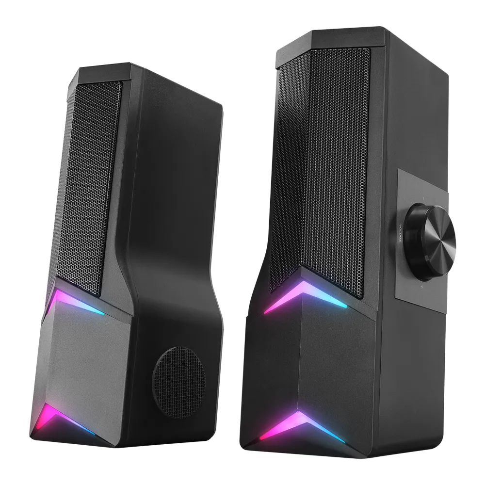 Rampage Zvucnici Elegant X10 2.0 2x3W RGB Bluetooth, USB