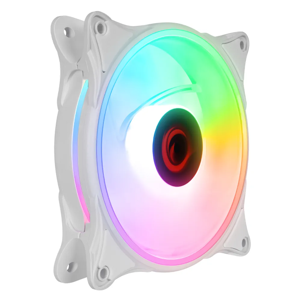 Rampage Cooler GLARE F50 120mm Rainbow RGB bijeli