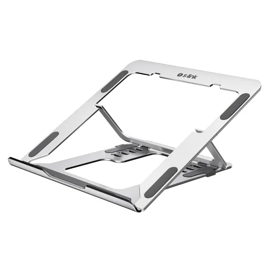 S-Link Notebook stand SL-AL11, 6-Steps, Foldable, Aluminium
