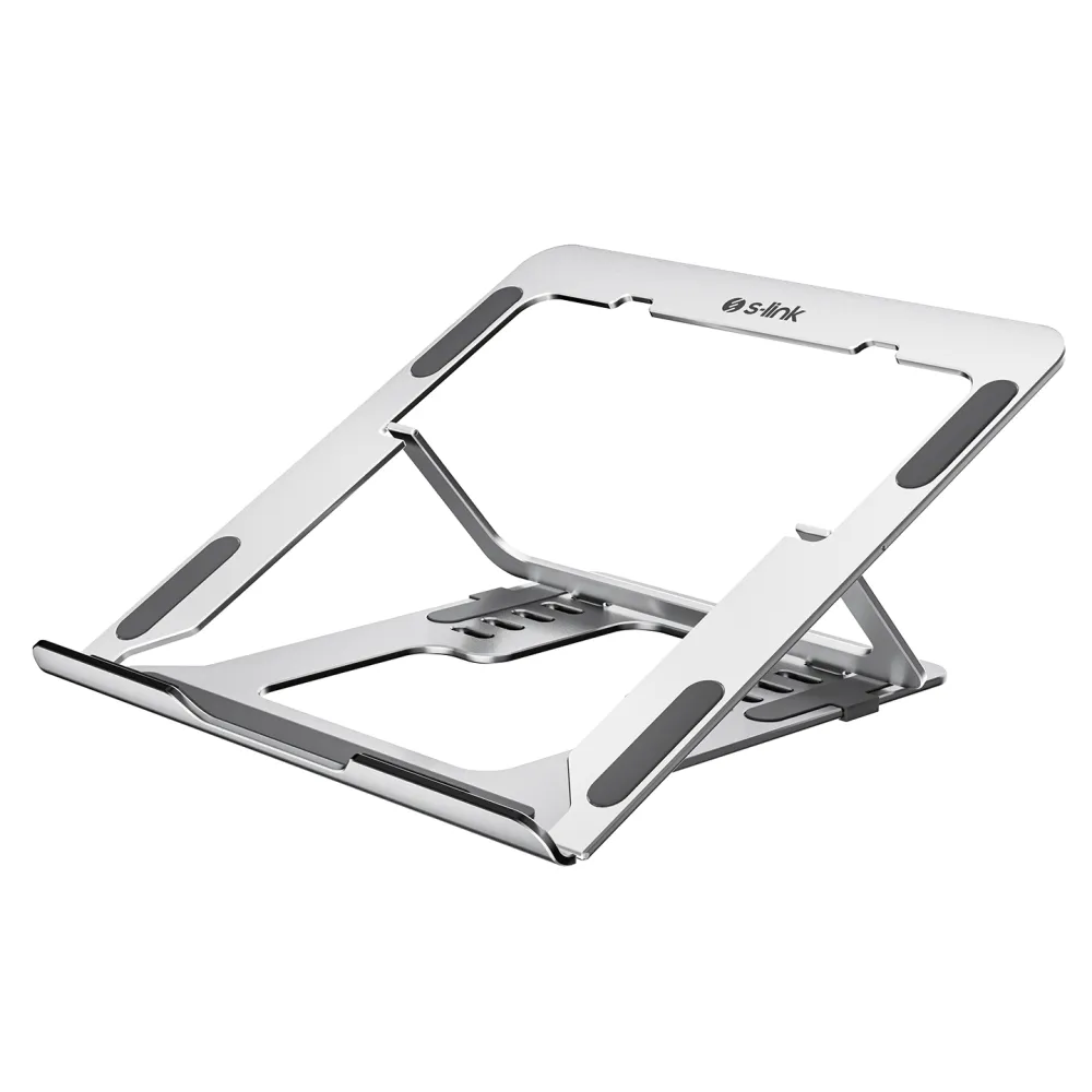 S-Link Notebook stand SL-AL11, 6-Steps, Foldable, Aluminium