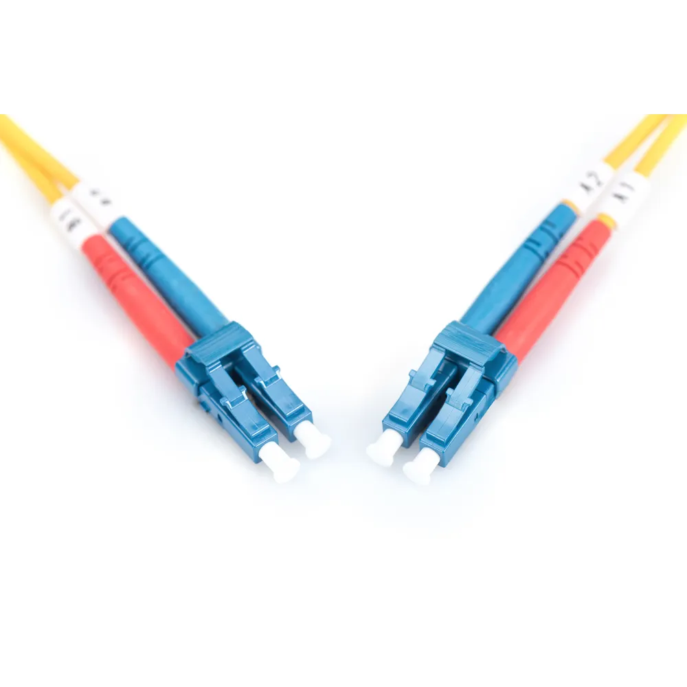 Digitus Opticki patch kabl, singlemode, duplex, 5 m, OS2, LC/LC, zuti