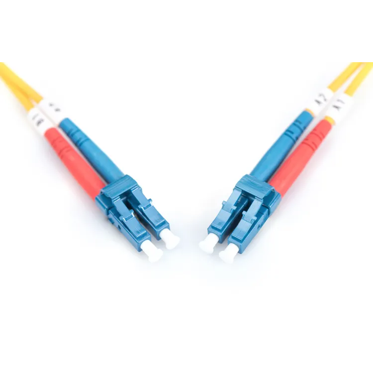 Digitus Opticki patch kabl, singlemode, duplex, 5 m, OS2, LC/LC, zuti