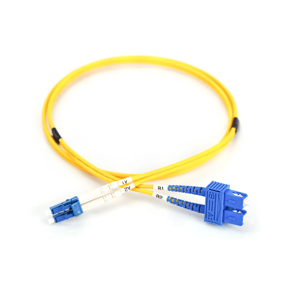 Digitus Opticki patch kabl, singlemode, duplex, 10 m, OS2, LC/SC, zuti