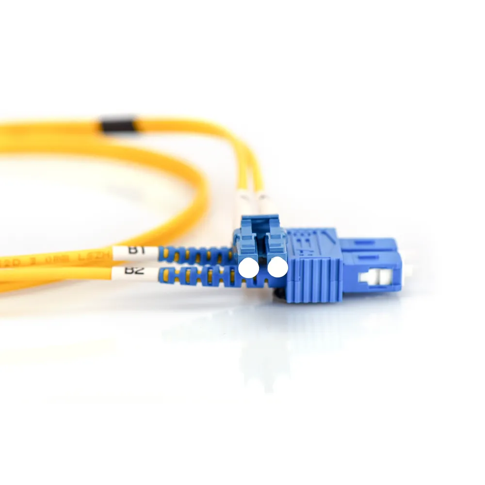 Digitus Opticki patch kabl, singlemode, duplex, 10 m, OS2, LC/SC, zuti