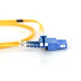 Digitus Opticki patch kabl, singlemode, duplex, 10 m, OS2, LC/SC, zuti
