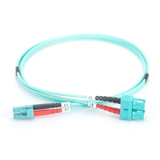 Digitus Opticki patch kabl, multimode, duplex, 1 m, OM3, LC/SC, plavi