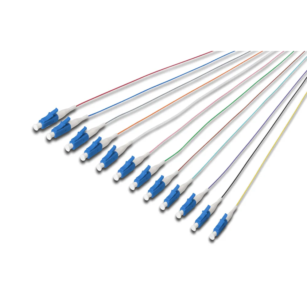 Digitus FO pigtail set, 12 pcs, singlemode, simplex, 2m, OS2, LC