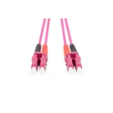 Digitus Opticki patch kabl, multimode, duplex, 1 m, OM4, LC/LC, ljubicasti