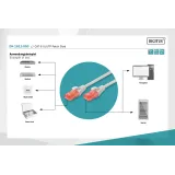 Digitus Kabl UTP patch CAT6 5m sivi