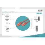 Digitus Kabl UTP patch CAT6 5m crveni