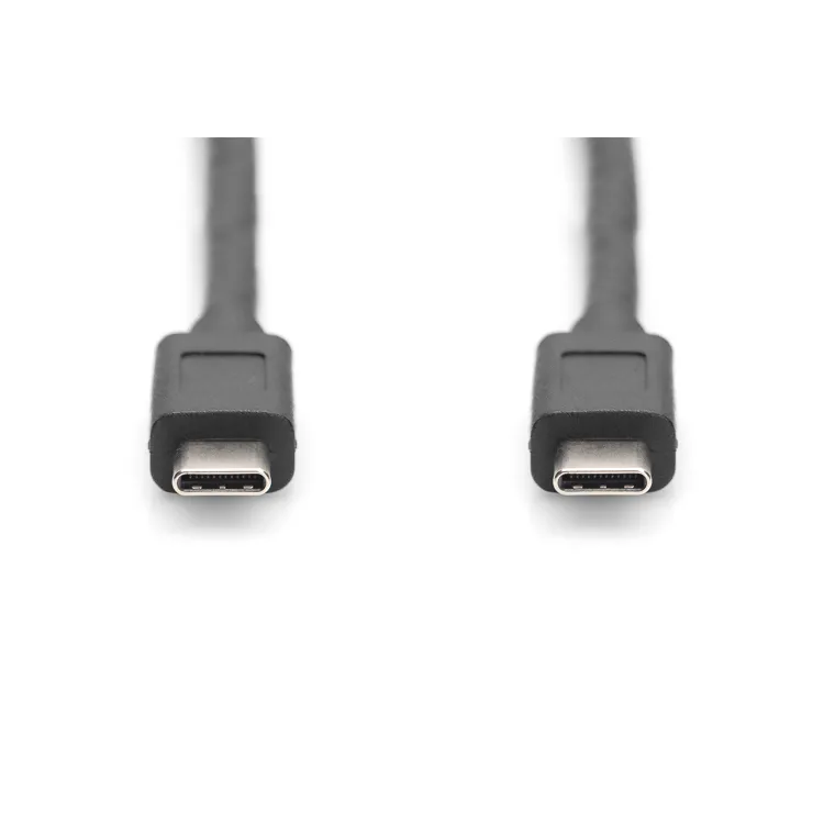 Digitus Kabl USB Type-C to Type-C, 20V/5A 100W, USB 3.2 10Gbps, 1m, crni