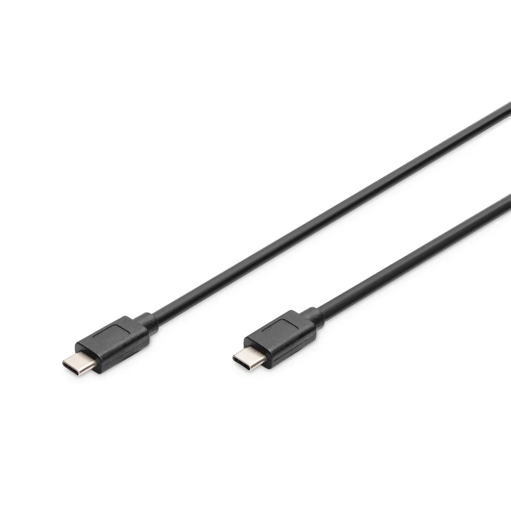 Digitus Kabl USB Type-C to Type-C, 20V/5A 100W, USB 3.2 10Gbps, 1m, crni