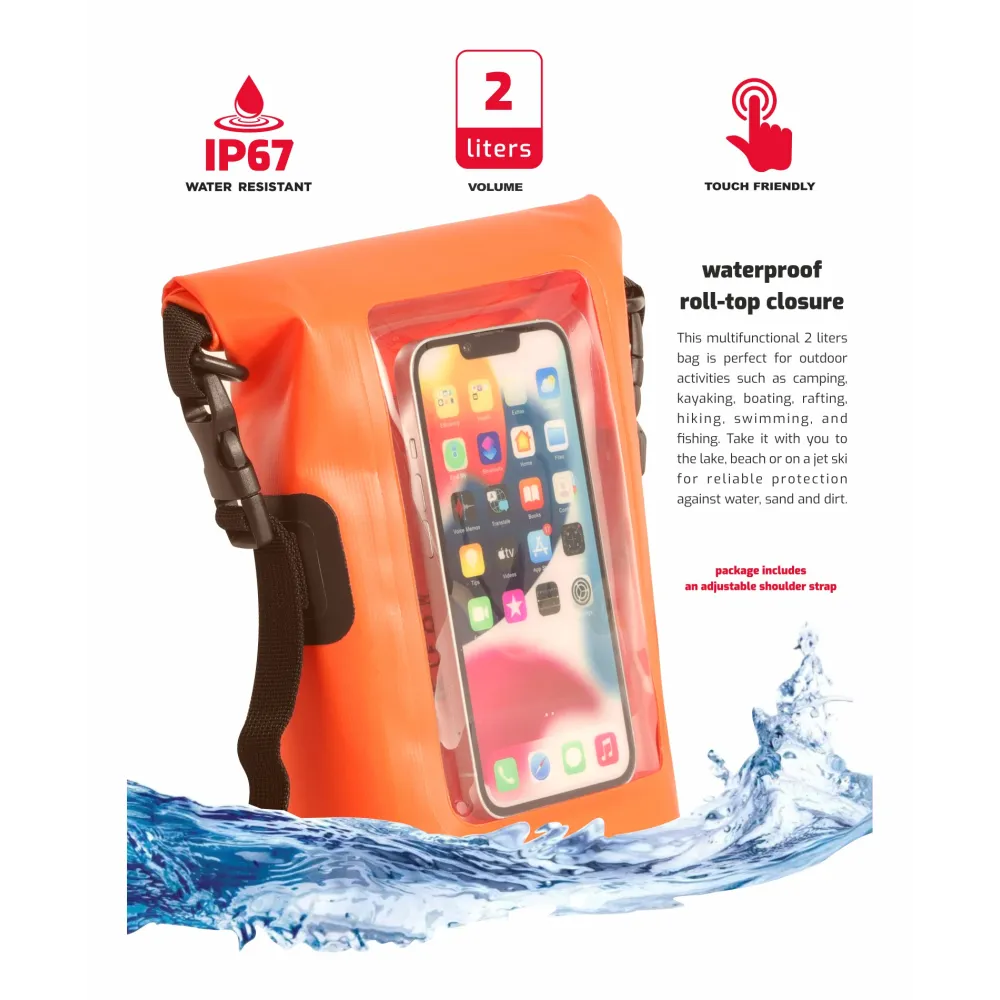 Swissten Case Waterproof 2L, Orange