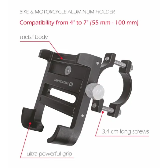 Swissten Bike / Motorcycle Holder BM1