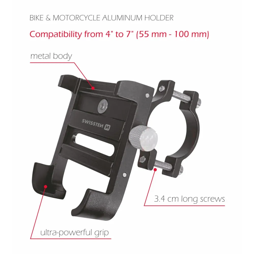 Swissten Bike / Motorcycle Holder BM1