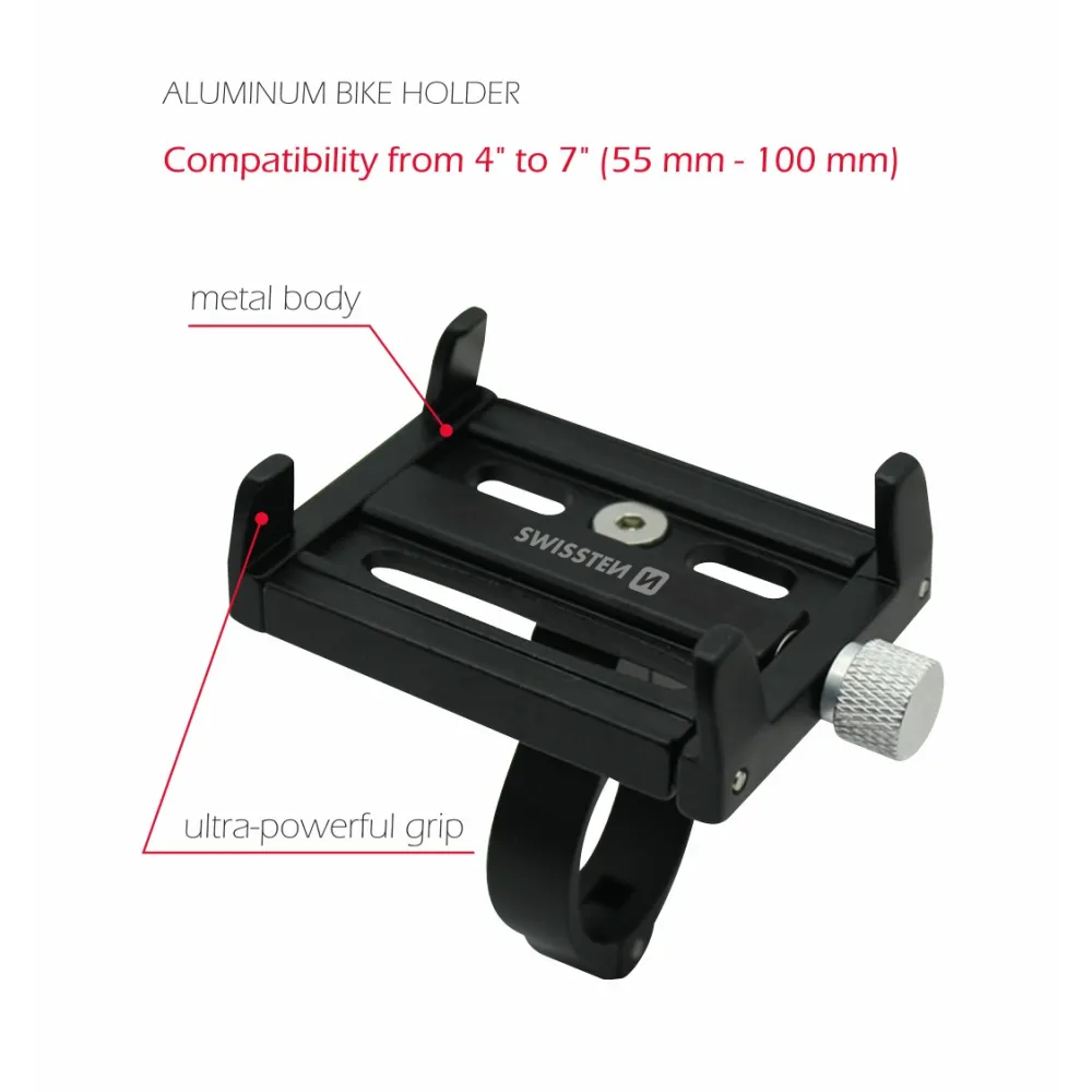 Swissten Bike Holder Aluminium BC2