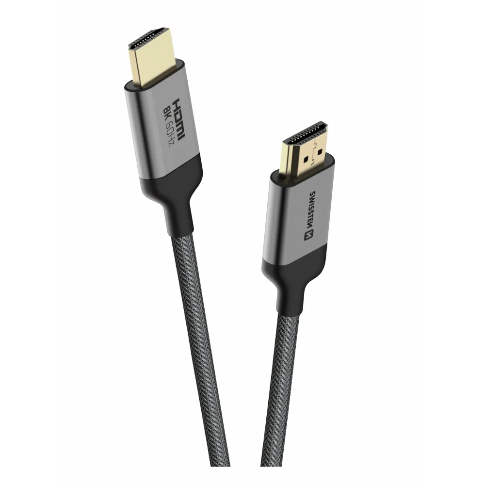 Swissten Kabl HDMI TO HDMI 8K 60Hz 2.0 M Nylon