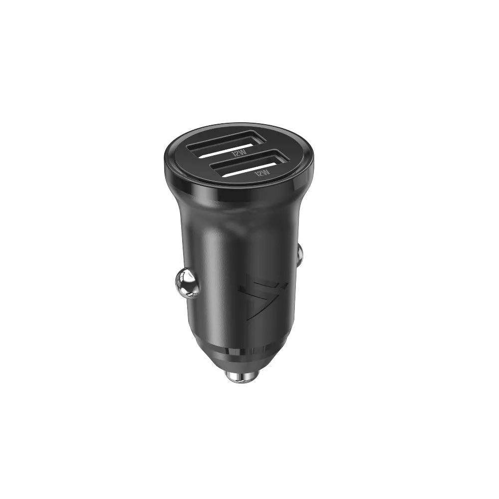 iPEAX Car Charger CL-01, 2,4A, 2x USB-A BLACK