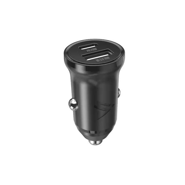 iPEAX Car Charger CL-04, PD, 300W, USB-C + USB-A BLACK