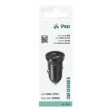 iPEAX Car Charger CL-04, PD, 300W, USB-C + USB-A BLACK
