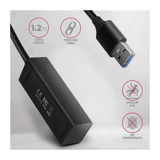 USB HUB Mini SS 4xUSB3.2, HUE-M1C, AXA