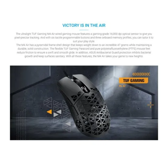 MIŠ ASUS TUF Gaming M4 Air (16,000-dpi)