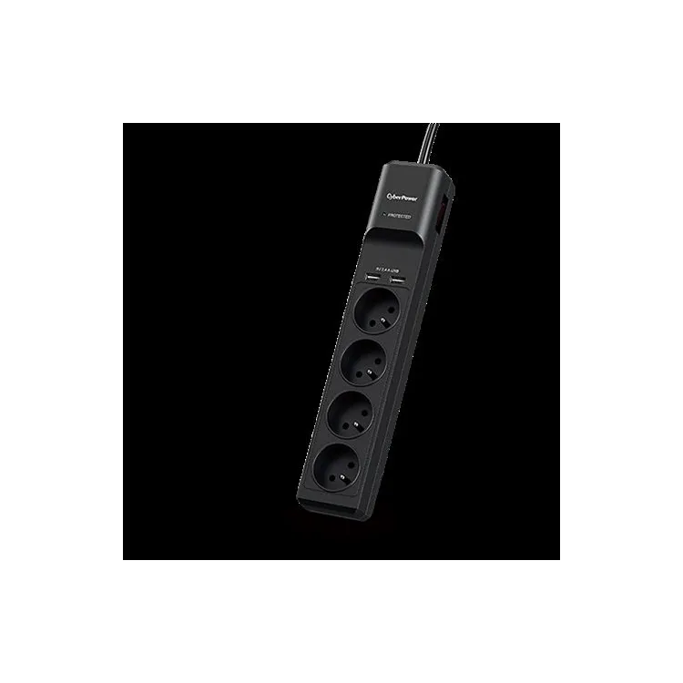 CyberPower produžni kabl prenapon.zaštita P0420SUD0 4xšuko/2xUSBc/1,8m