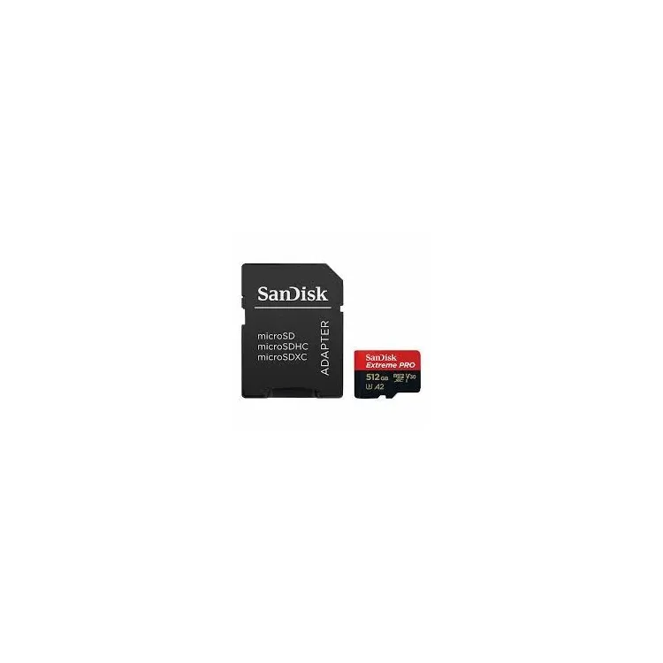 MEM SD MICRO 512GB Sandisk Extreme Pro A1, V30, U3 + A