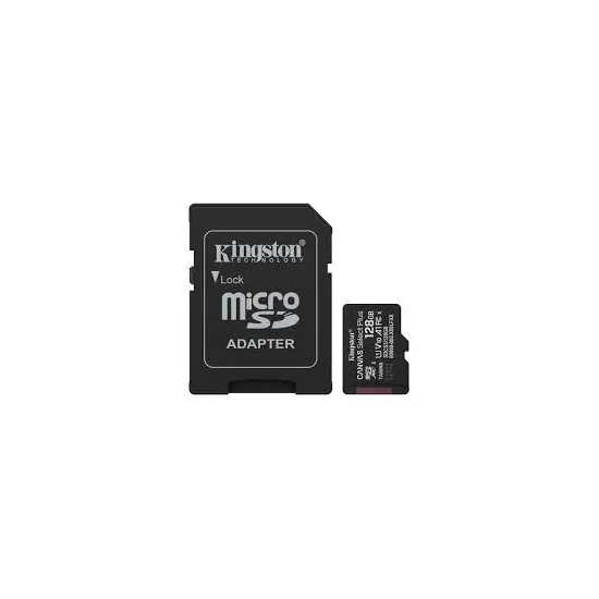 MEM SD MICRO 128GB Kingston Canvas Select Plus + Adapter SDCS3/128GB