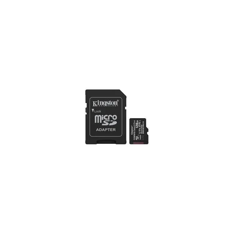 MEM SD MICRO 128GB Kingston Canvas Select Plus + Adapter SDCS3/128GB