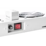 Digitus Roof VENTILATOR unit, wall mounting cabinets 2 fans, thermostat, switch, grey (RAL 7035)