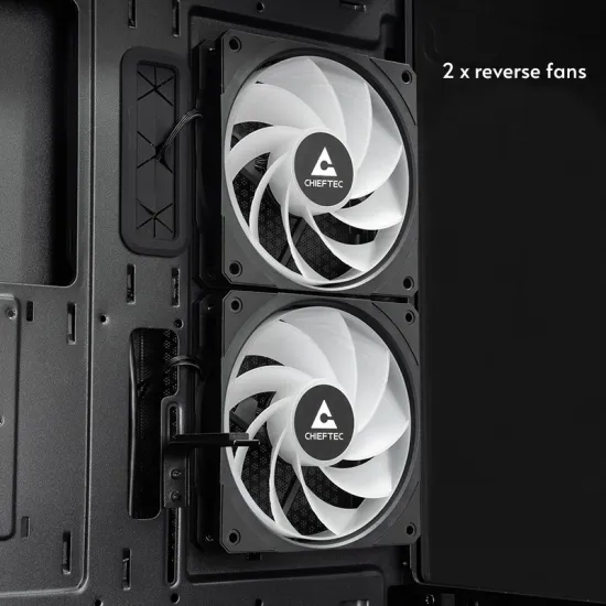 Chieftec CASE VISTA GT-01B-OP 3x120