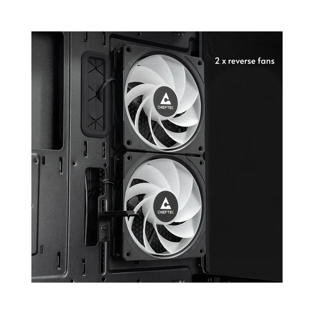 Chieftec CASE VISTA GT-01B-OP 3x120